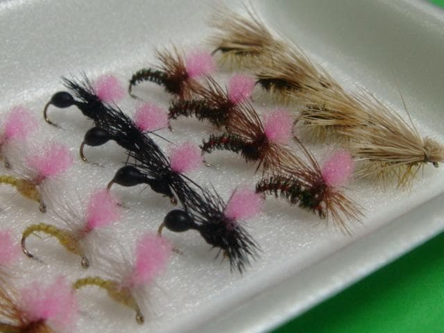 4点まとめて　ドライフライ