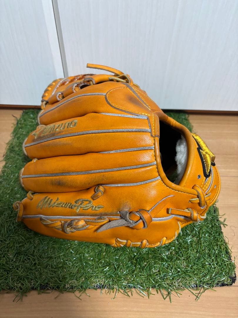 日本製　波賀ジャパン　MM型　宮本慎也　ミズノプロ 内野手　オーダーグラブ