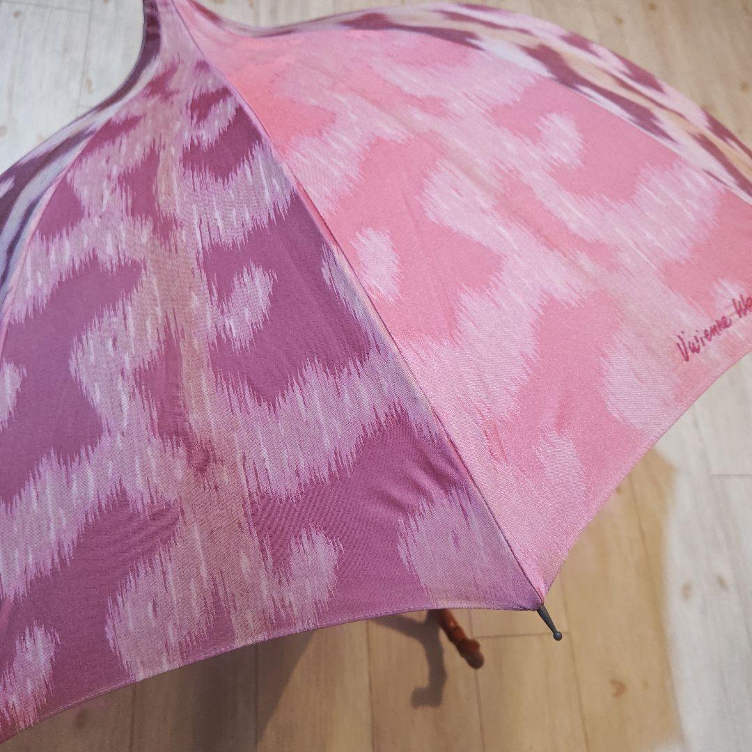レア！Vivienne Westwood 長傘 ピンクレオパード柄
