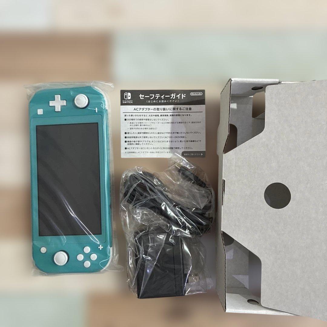 Nintendo Switch Lite ターコイズ 本体 本体ケース付き