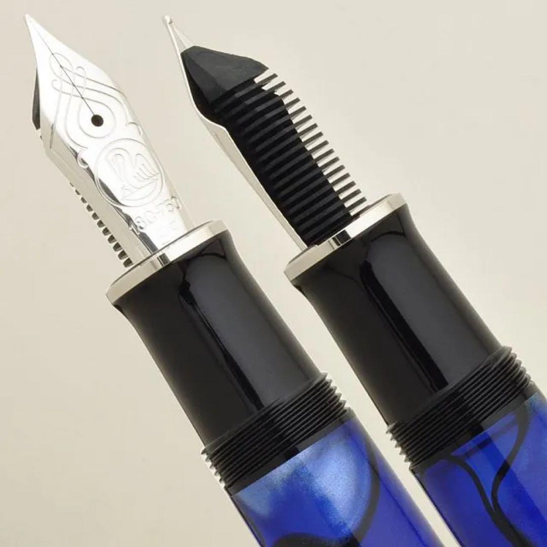 さ*ん様 ペリカン スーベレーン M805 ブルーデューン　ニブEF　Pelik