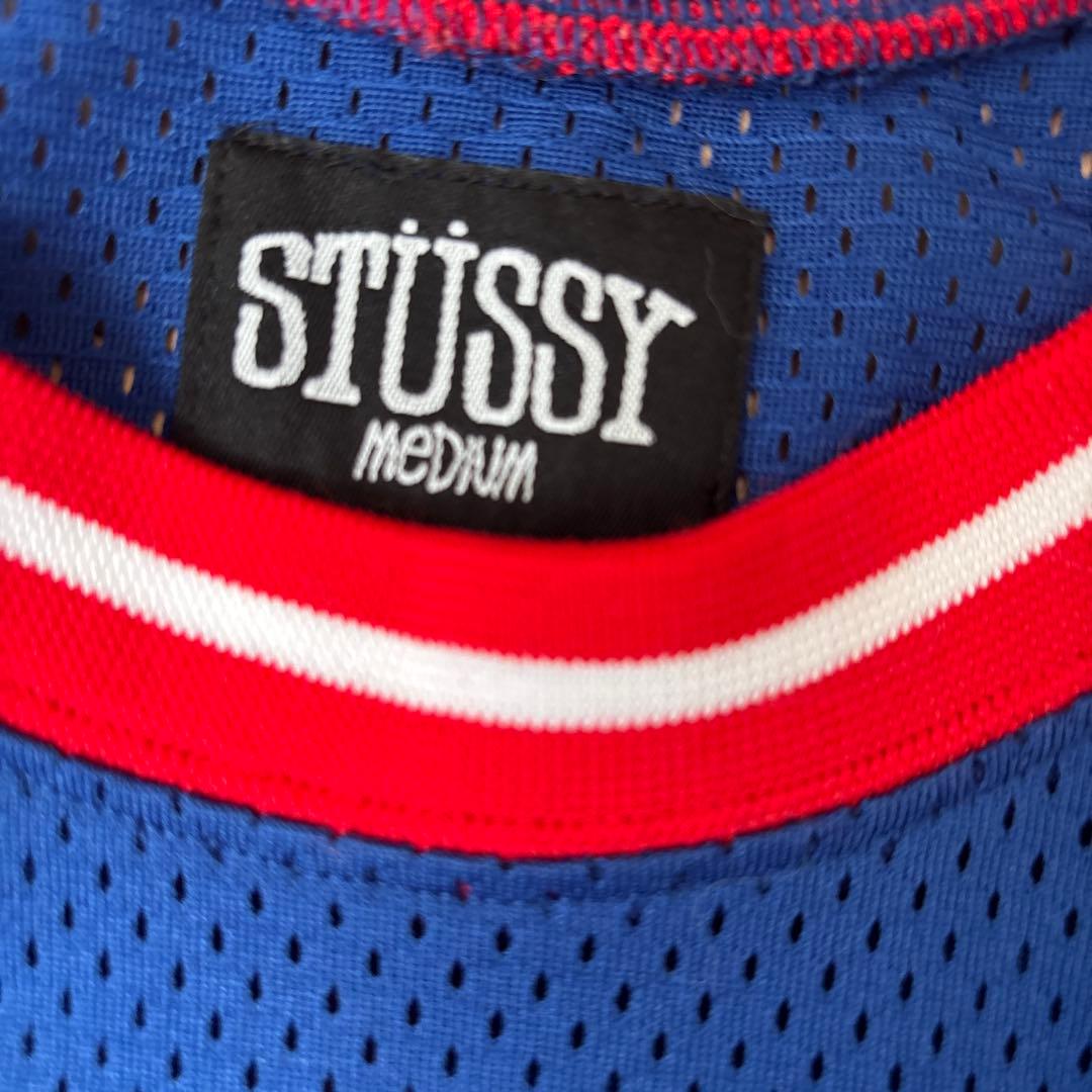 STÜSSY メッシュタンクトップ 青【レア‼️】
