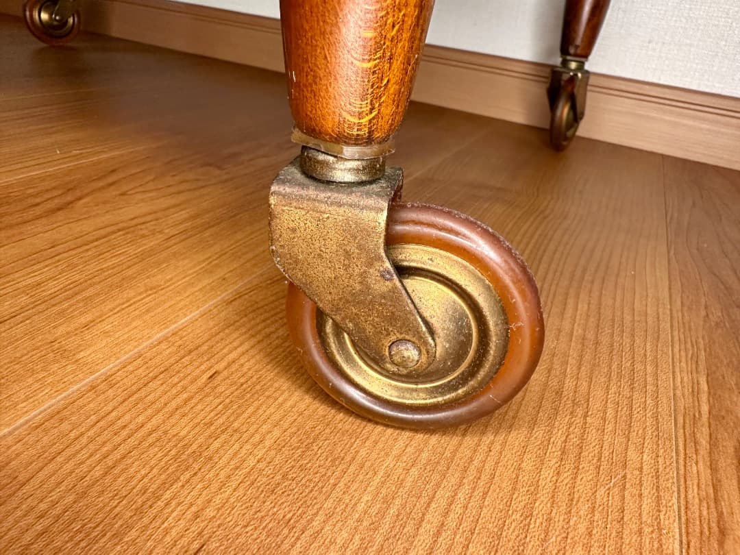 カリモク家具 コロニアル キッチンワゴン オールドカリモク