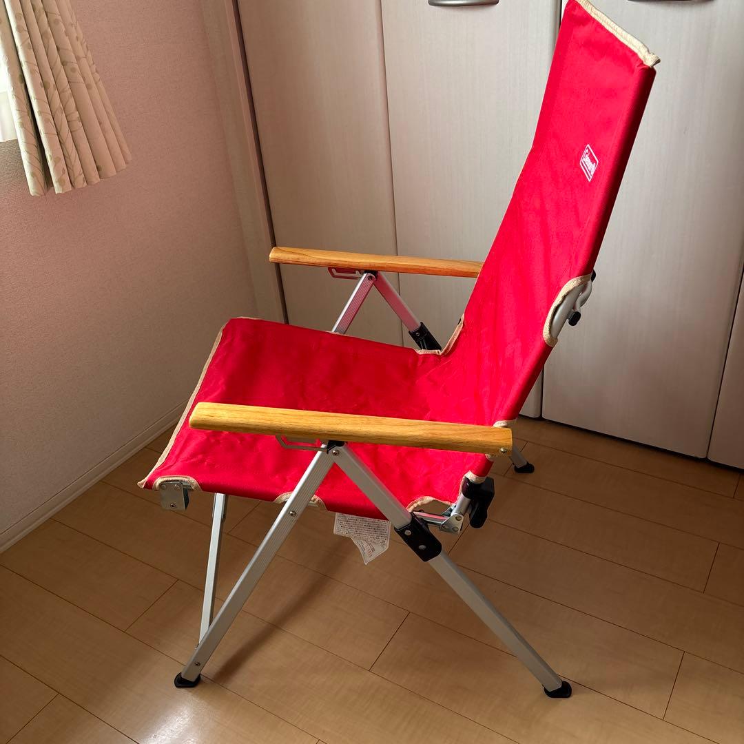 Coleman レイチェア レッド　①