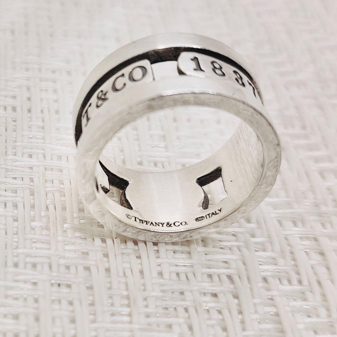 【美品】Tiffanyティファニー1837エレメント リング 10号