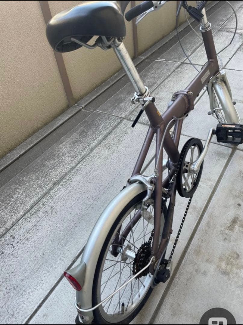 ブリヂストン折りたたみ自転車18インチ6段
