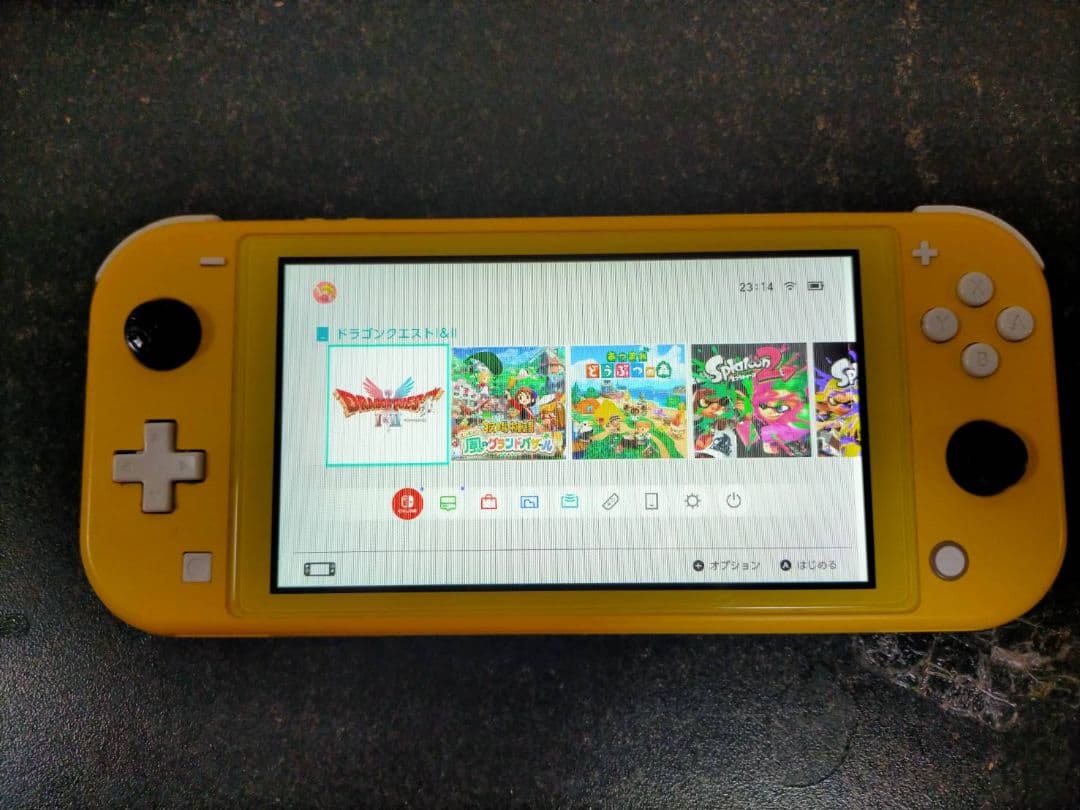 Nintendo Switch Lite イエロー 画面不調 ジャンク