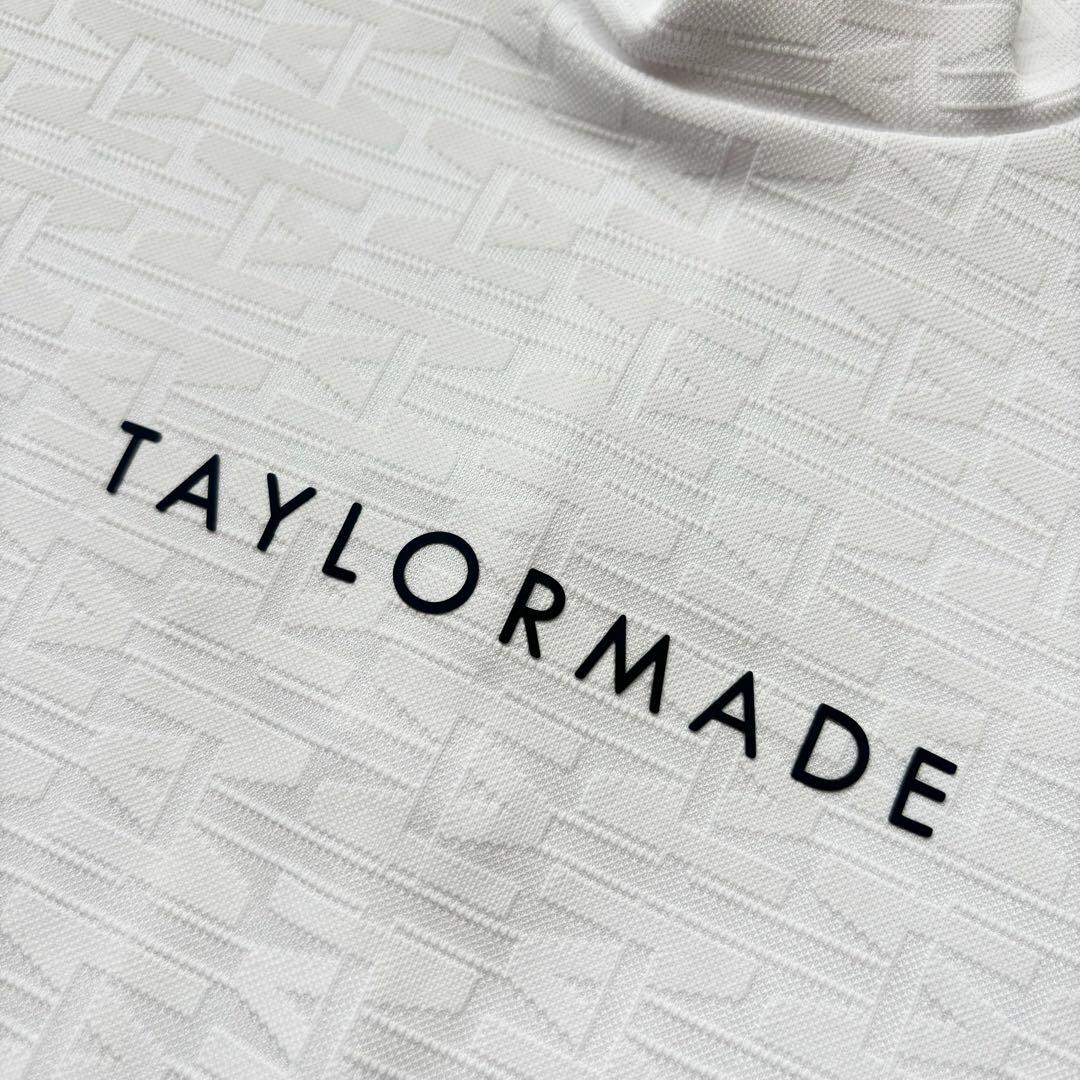TaylorMade テーラーメイド モノグラム 総柄 半袖モックネックシャツ
