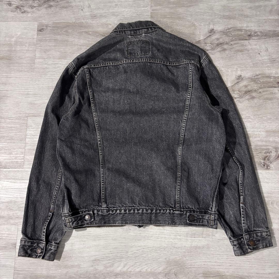 90s Levi’s 70503 先染めブラック デニムジャケット実寸L#735