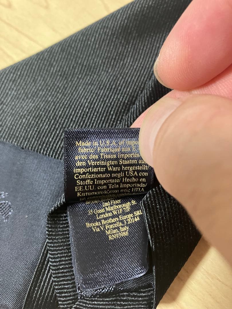 ブルックスブラザーズ グレー ネクタイ シルクタイ 美品