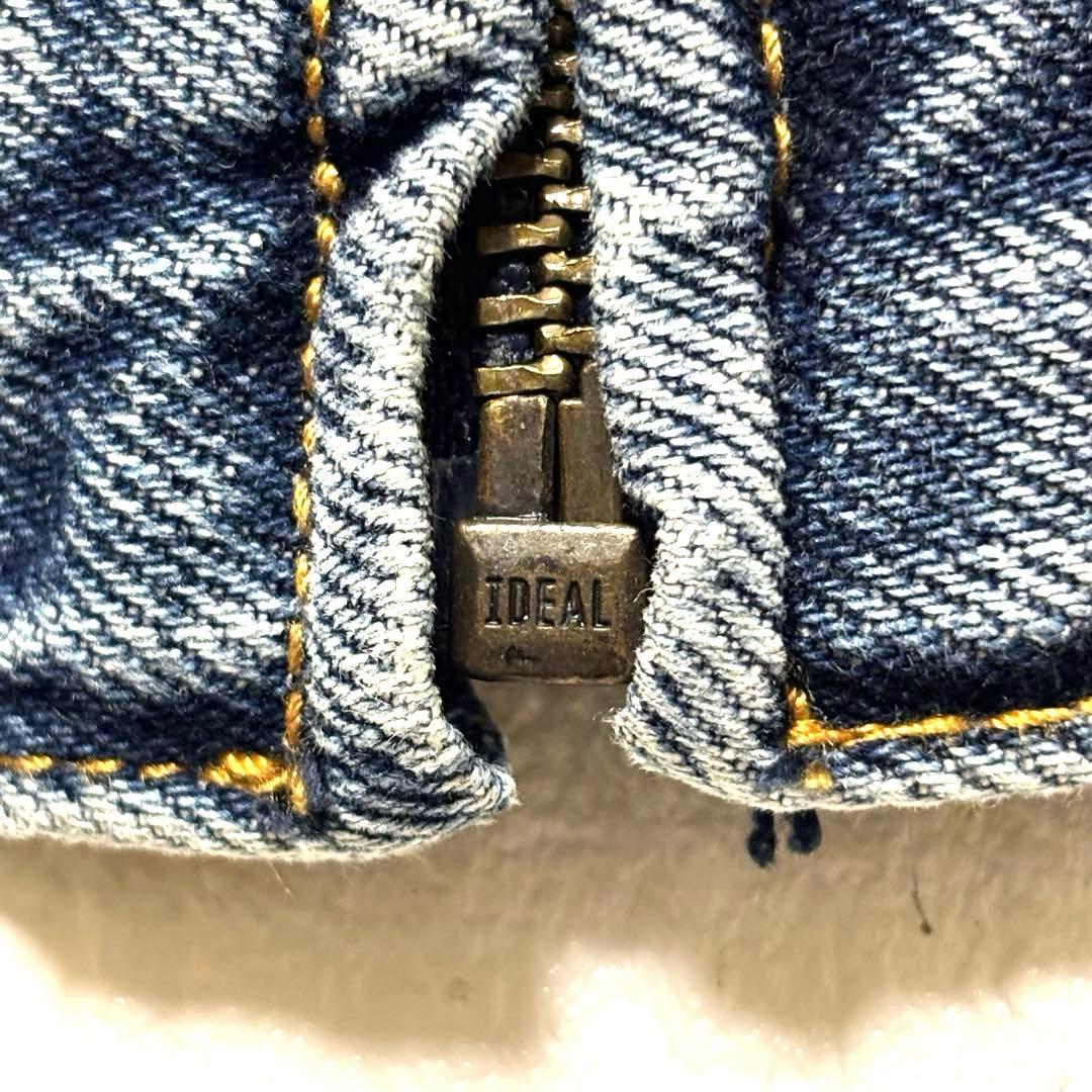 希少 GAP 2nd タイプ 短丈 デニム ジャケット IDEAL zip S