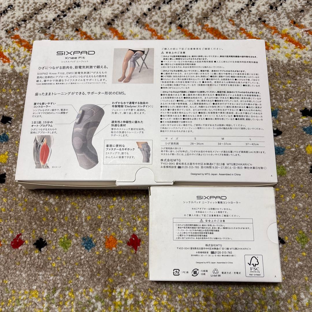 SIXPAD Knee Fitシックスパッド　膝　M 1枚入り