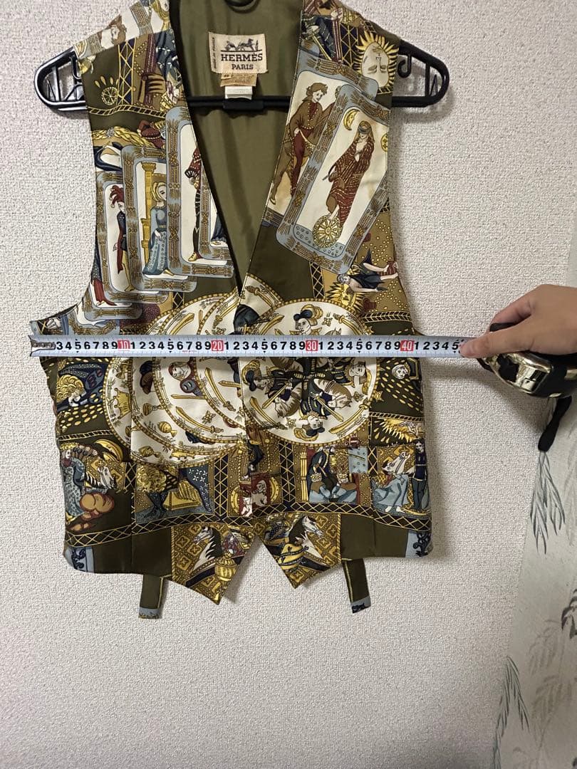 HERMES ベスト ジレ LE TAROT ヴィンテージ