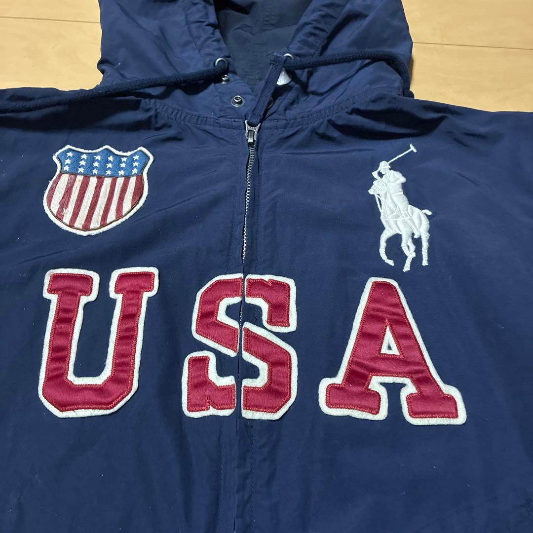 Polo by Ralph Lauren 星条旗 RL USA パーカー XL