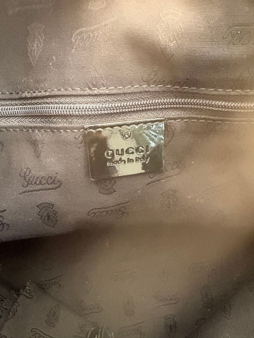 GUCCI GGパターンキャンバスバッグ
