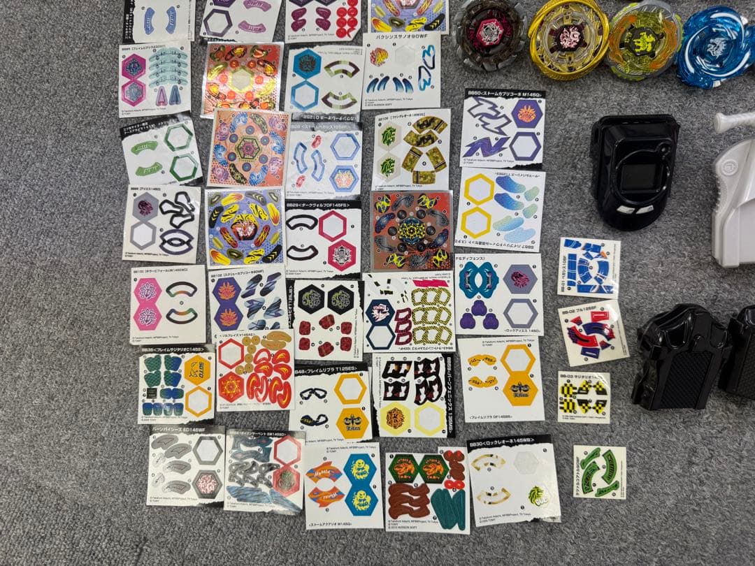 メタルファイトベイブレード　シール　まとめ売り　引退品　約60個