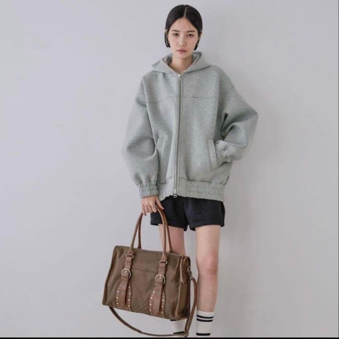r*i様 美品　ジーナシス JEANASIS ダンボール BIGフードブルゾン