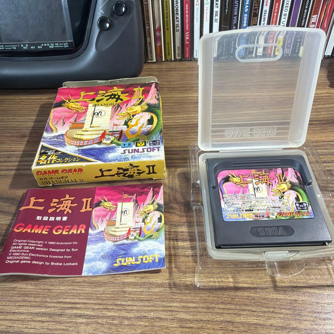 （ジャンク）セガ ゲームギア　ソフト2本　テレビチューナー
