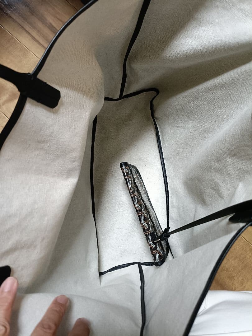 Goyard トートバッグ 大きめ グレー/ブラック