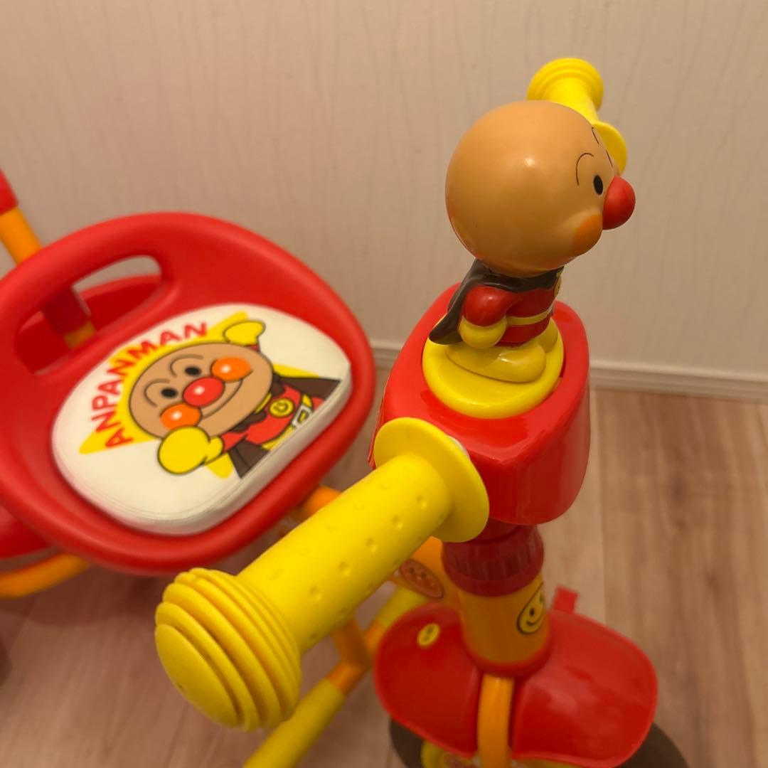 【美品】それいけ！アンパンマン ME 三輪車 押し棒付き　⚠️早い者勝ち⚠️