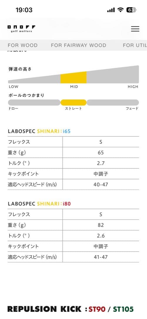 美品❣️オノフ・ラボスペック アイアン RB-247G 6〜9.Pの5本セット