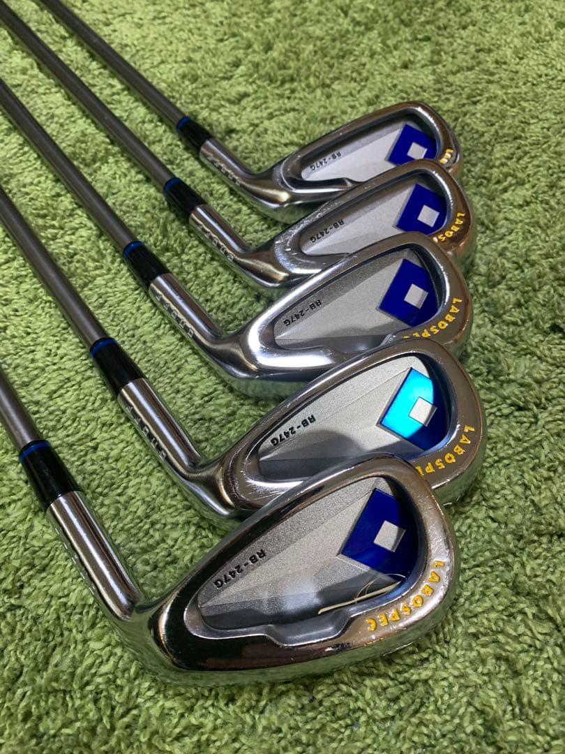 美品❣️オノフ・ラボスペック アイアン RB-247G 6〜9.Pの5本セット