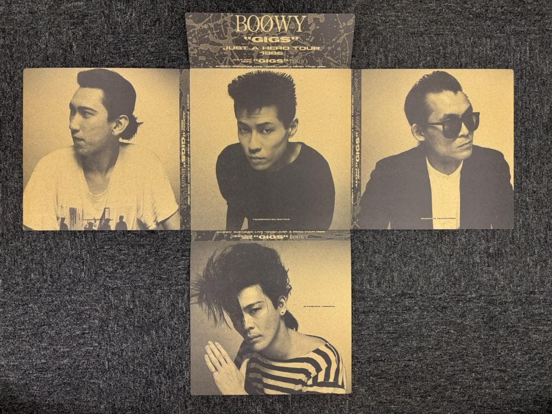 BOØWY GIGS JUST A HERO TOUR 1986 LP 初回盤