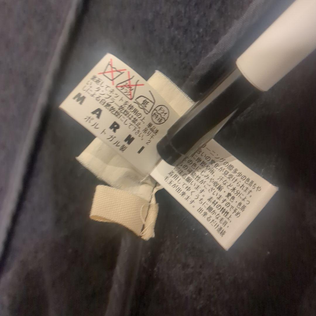☆売り尽くし☆MARNI ポンチョ・ケープコート　ダークネイビー　38size