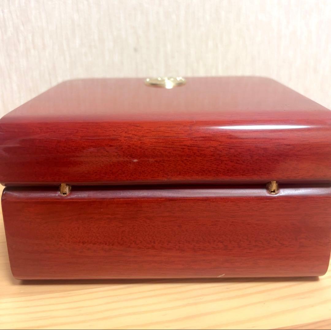 OMEGA 木製ギフトボックス 赤茶