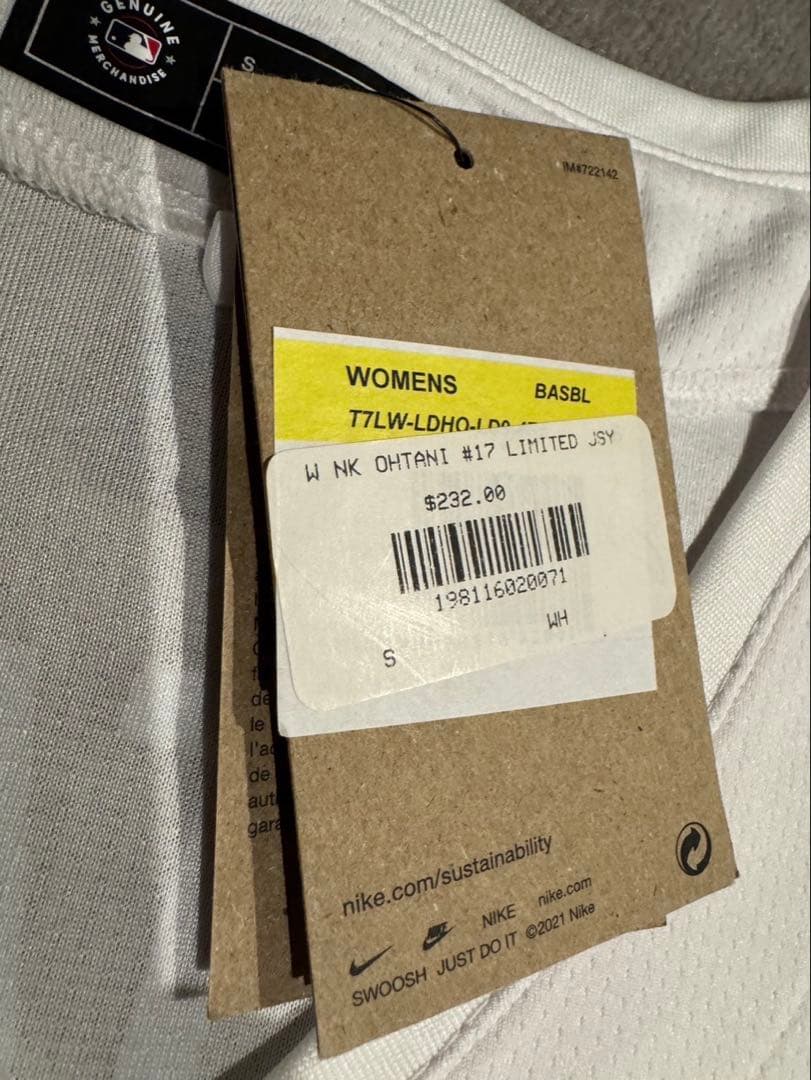 応援グッズ Nike Ohtani #17 Dodgers Limited Jersey
