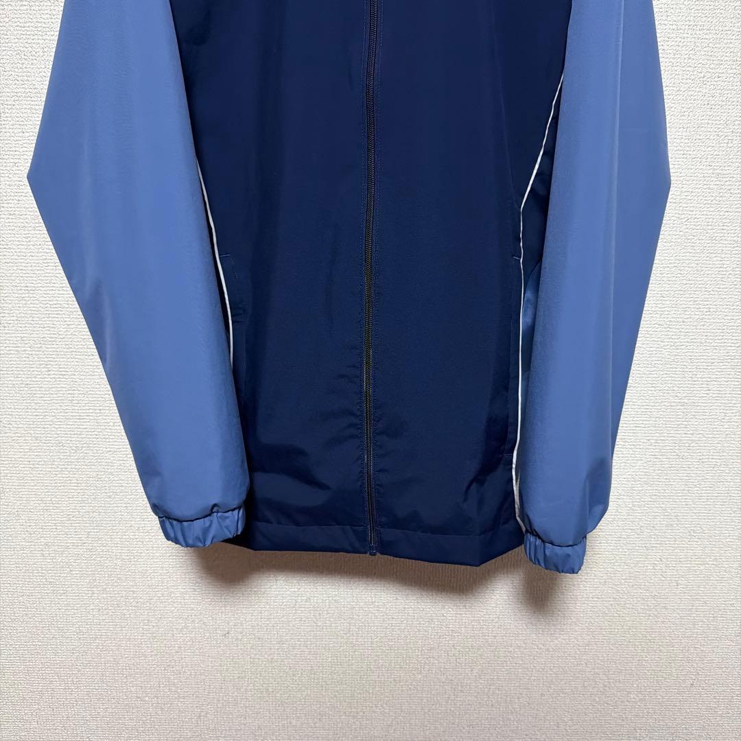 adidas ウィンドブレーカー ネイビー/グレー
