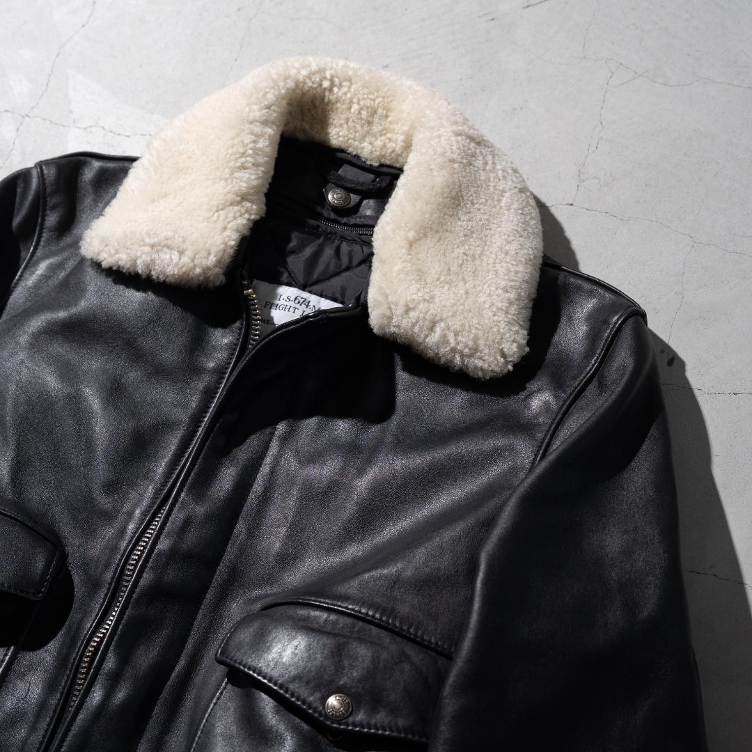 SCHOTT×Ron Herman ライダースジャケット　襟ボア　174RH