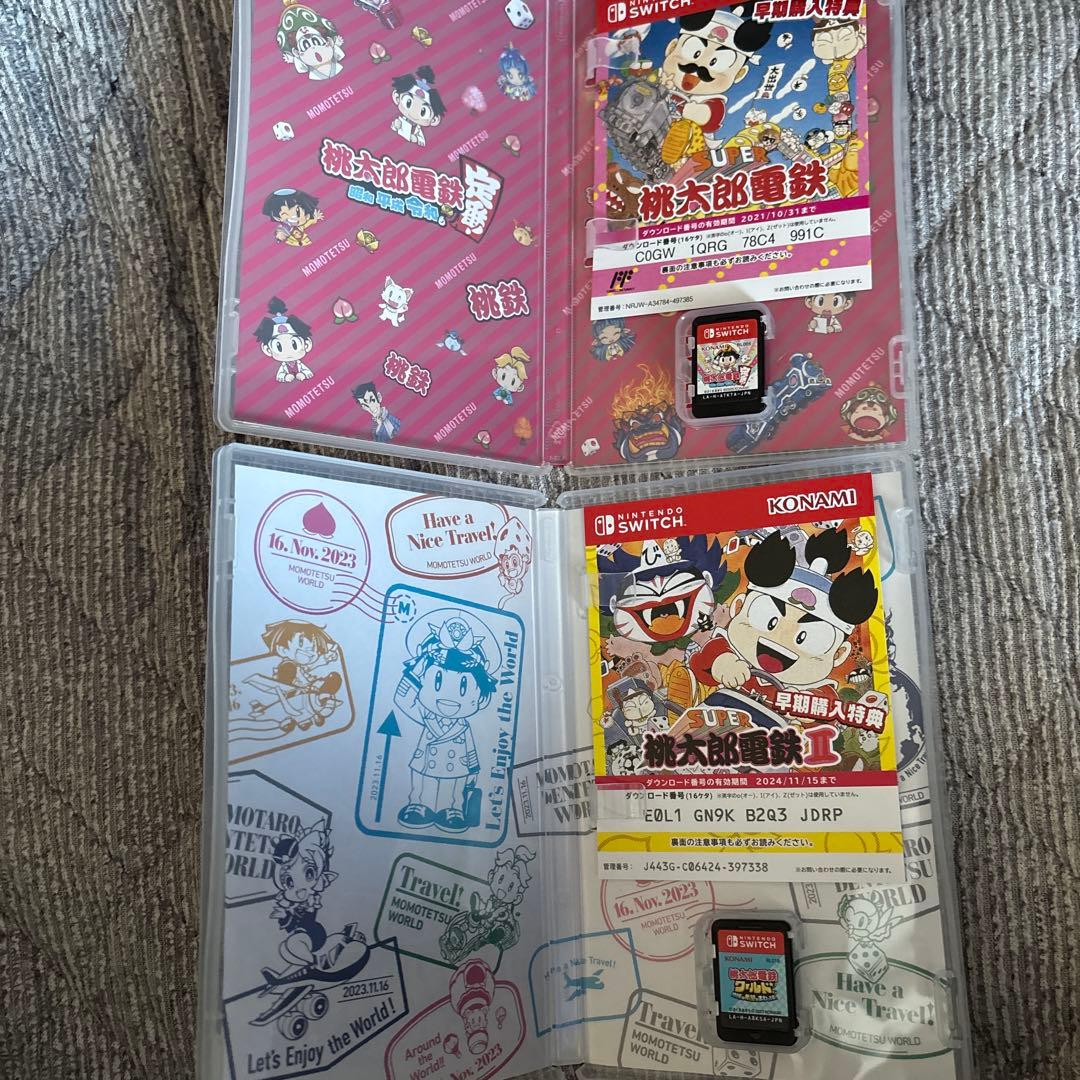 桃太郎電鉄 定番・ワールド（とくべつマップ開放済み）　2本セット