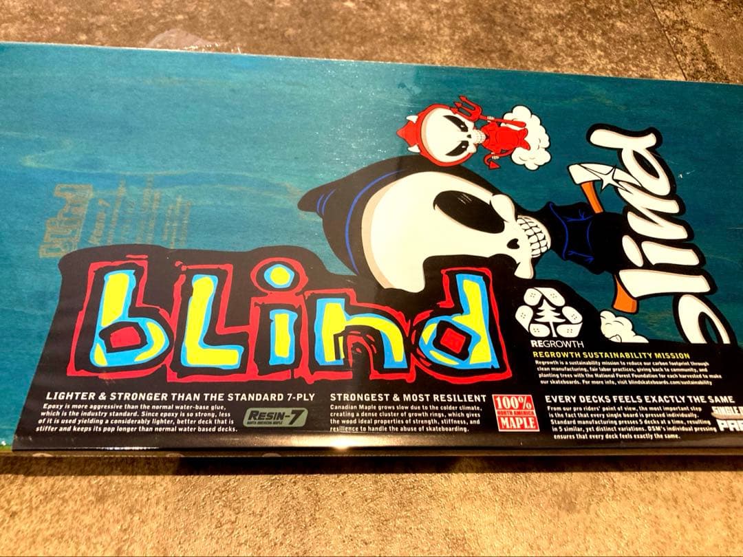【未使用/新品】blind skateboard 7.75 スケボー　デッキ