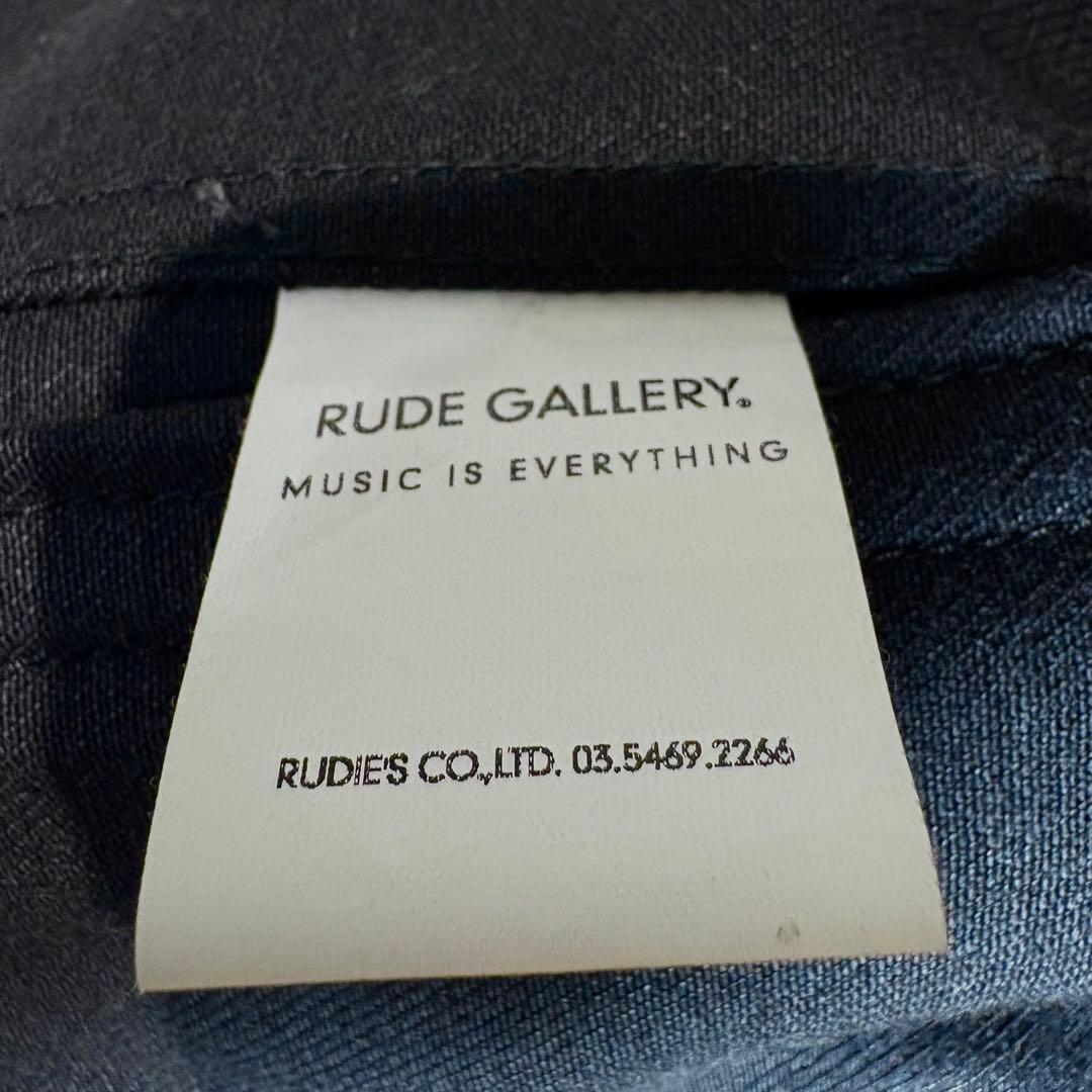 【RUDE GALLERY】ブラックデニムジャケット 3 M相当 日本製