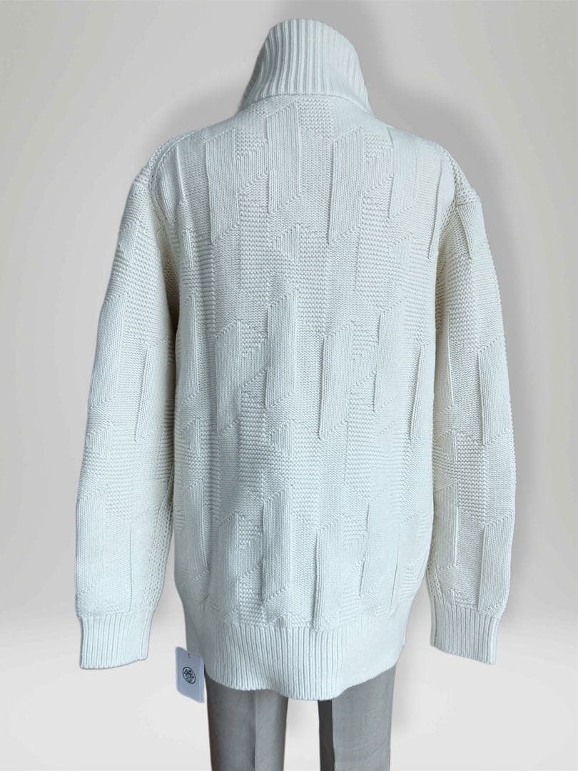 エルメス　24SS ニットジャケット/ブルゾン/ H ロゴ