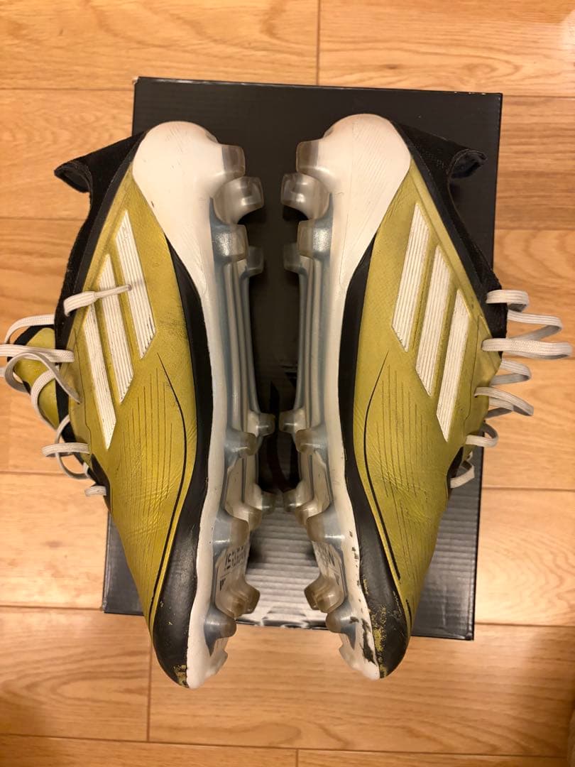 adidas F50 メッシ　サッカーシューズ イエロー/ブラック　26.0
