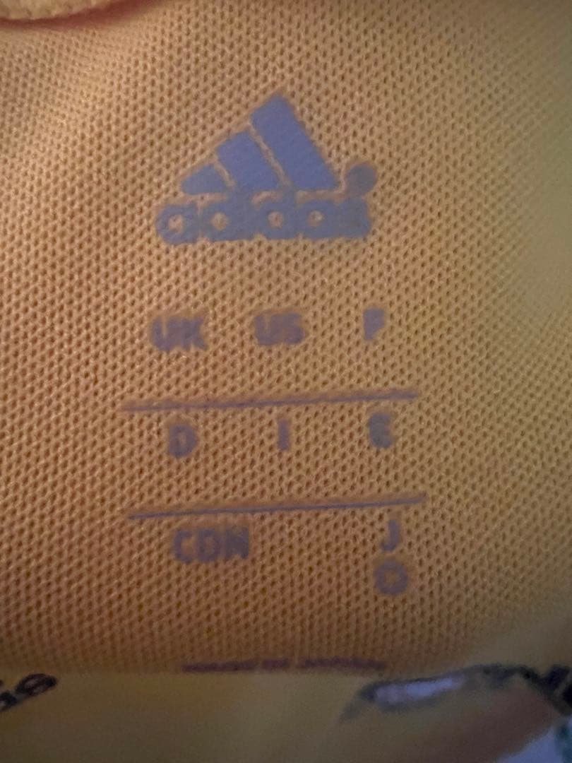 adidas TEAM is ONE イエロージャージ