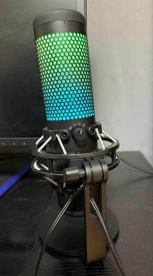 【最終値下げ】 HyperX QUADCAST S RGBマイク USB接続
