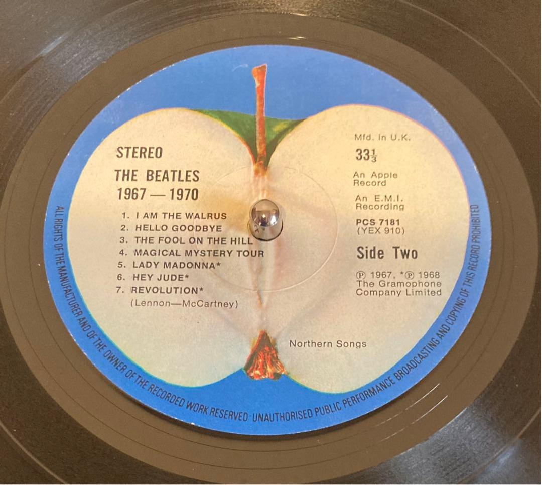 The Beatles 1967-1970 青盤UKオリジナルレコード　2枚組
