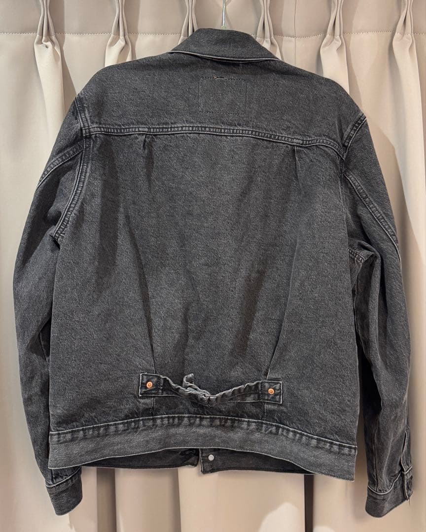 デニムジャケットGジャン リーバイス TYPE I ブラック STONEWASH