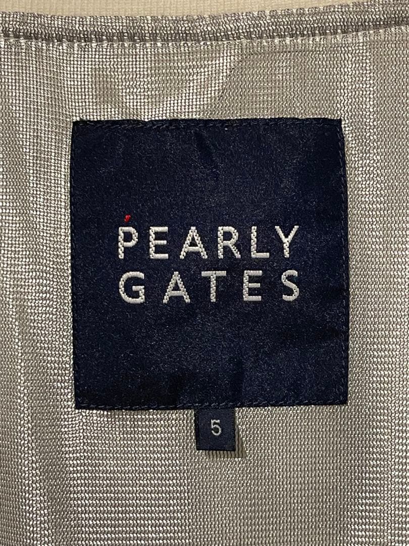 美品PEARLY GATES ホワイト スニードインナーフルジップセットサイズ5