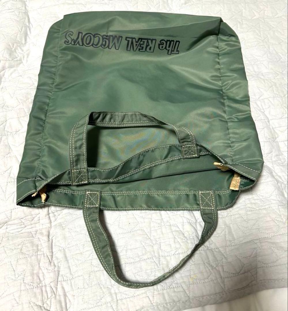 The REAL McCOY'S リアルマッコイズ トートバッグ　カーキ　レア