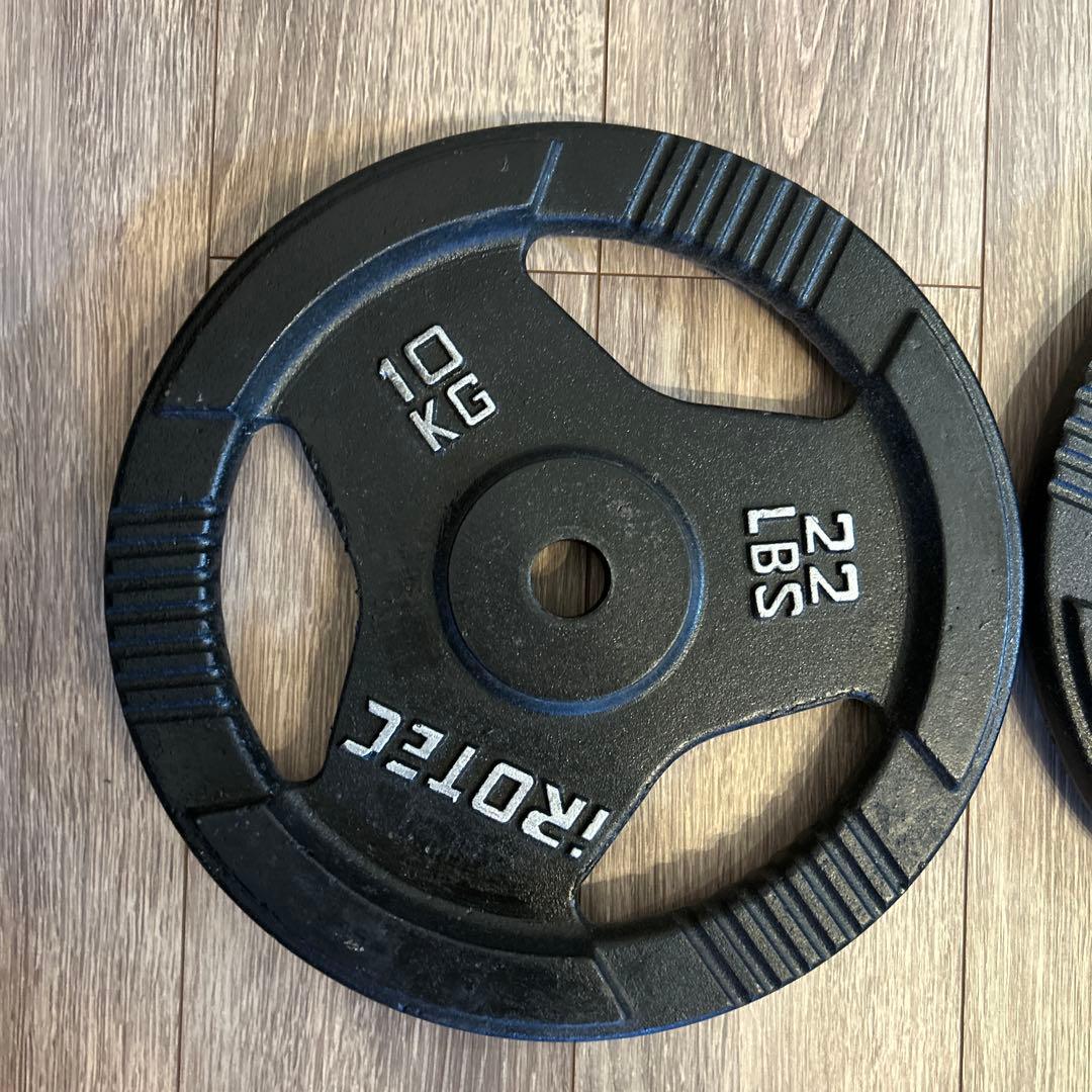 Rotec 10kg ウエイトプレート　2枚