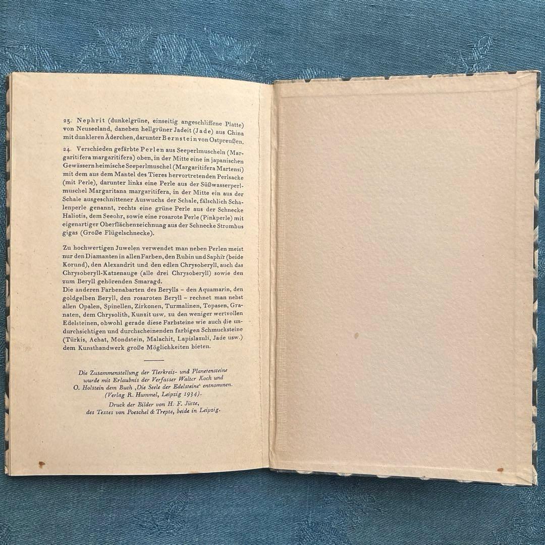 ヴィンテージ ドイツ洋書☘️インゼル文庫 54番 美しい鉱物