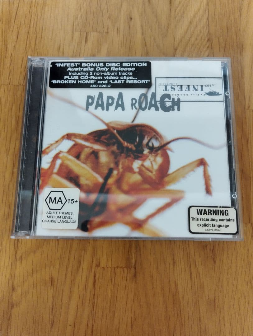 PAPAROACH INFEST BONUS DISC EDITION 輸入盤