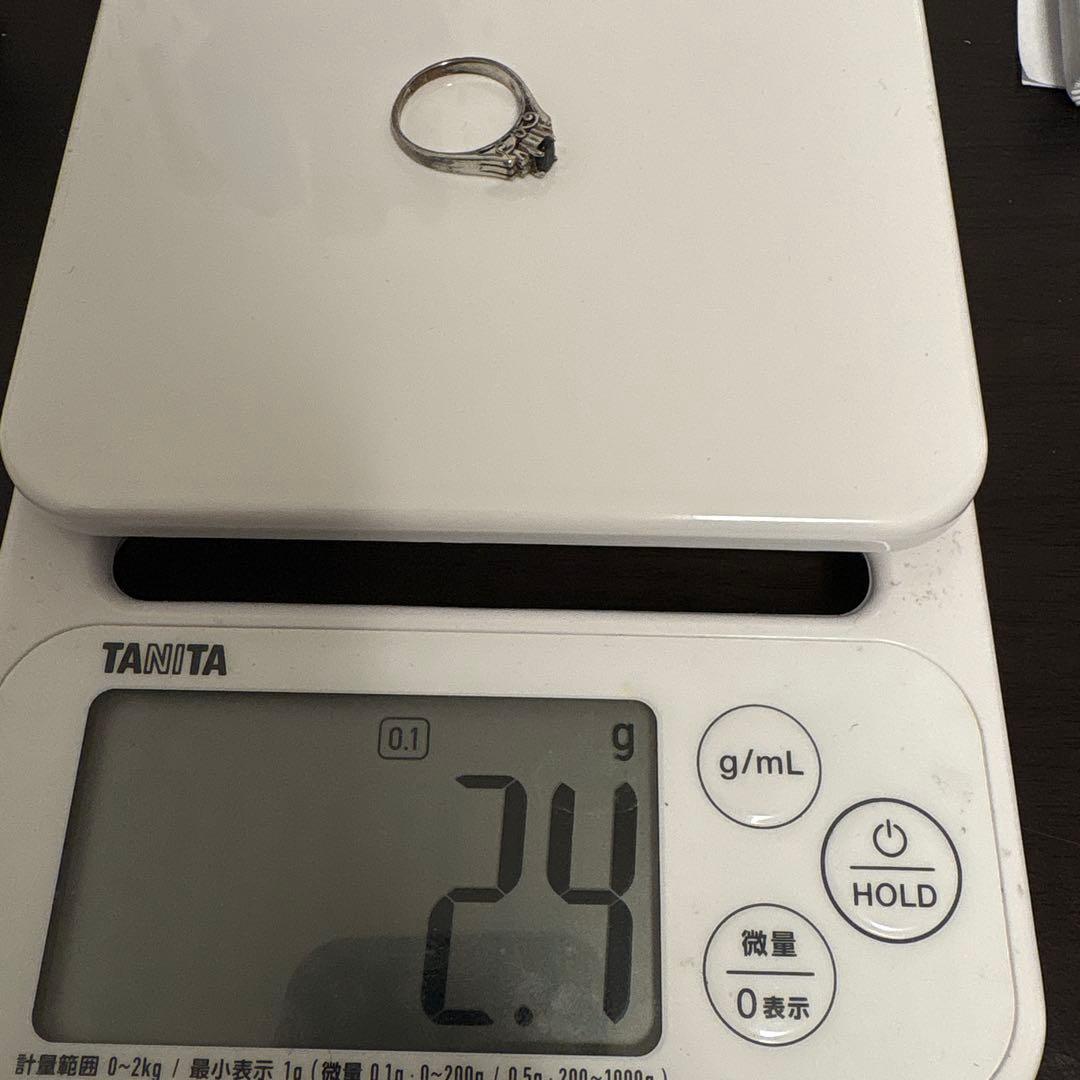 18K刻印あり K18WG？装飾的デザイン リング 素材不明