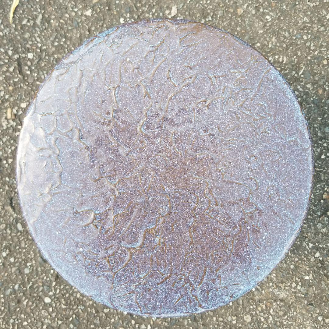 信楽焼 花台 ガーデン椅子 高さ３２cm