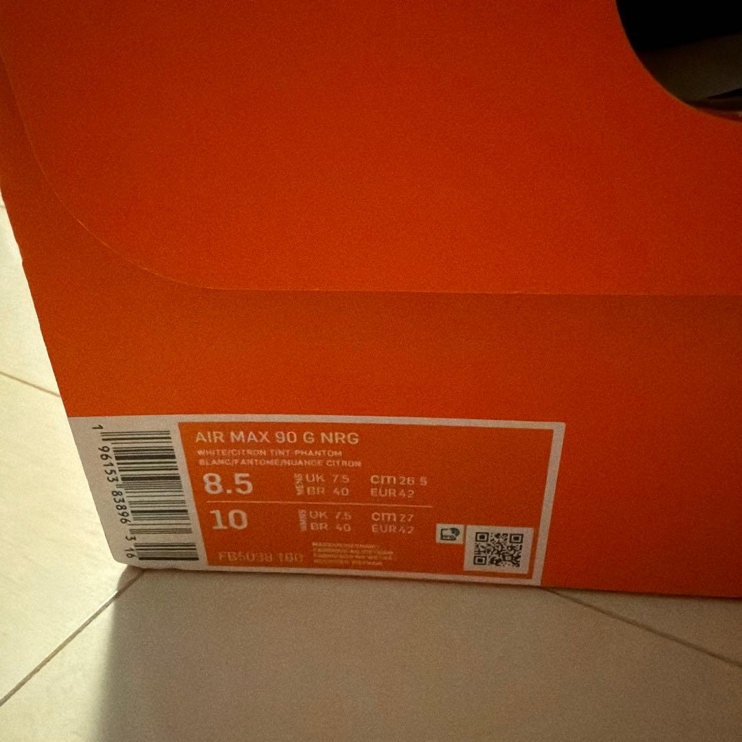 新品　NIKE エアマックス 90 G NRG ゴルフシューズ