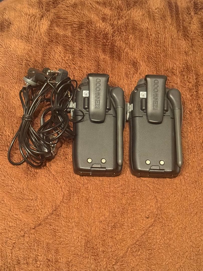 KENWOOD UTB-10 トランシーバー 2台セット イヤホン付き インカム